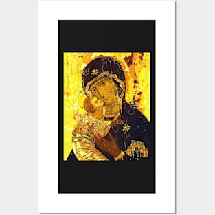 Our Lady Virgin Mary icon 3 Vladimir Posters and Art